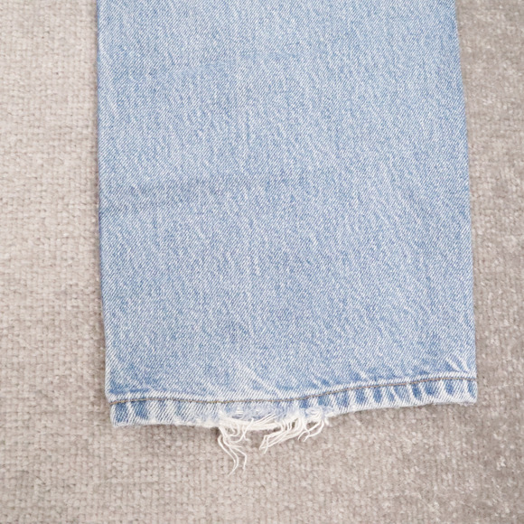 Vintage Carhartt Straight Traditional Fit 38x30 Light Wash Blue Denim Jeans - Picture 13 of 16